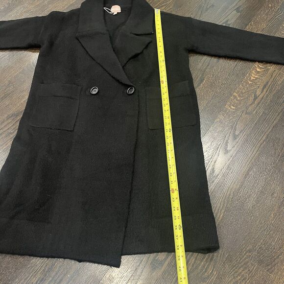 Show Me Your MuMu Sweater Women’s Medium Melrose Jacket Black Knit Duster - Picture 9 of 10